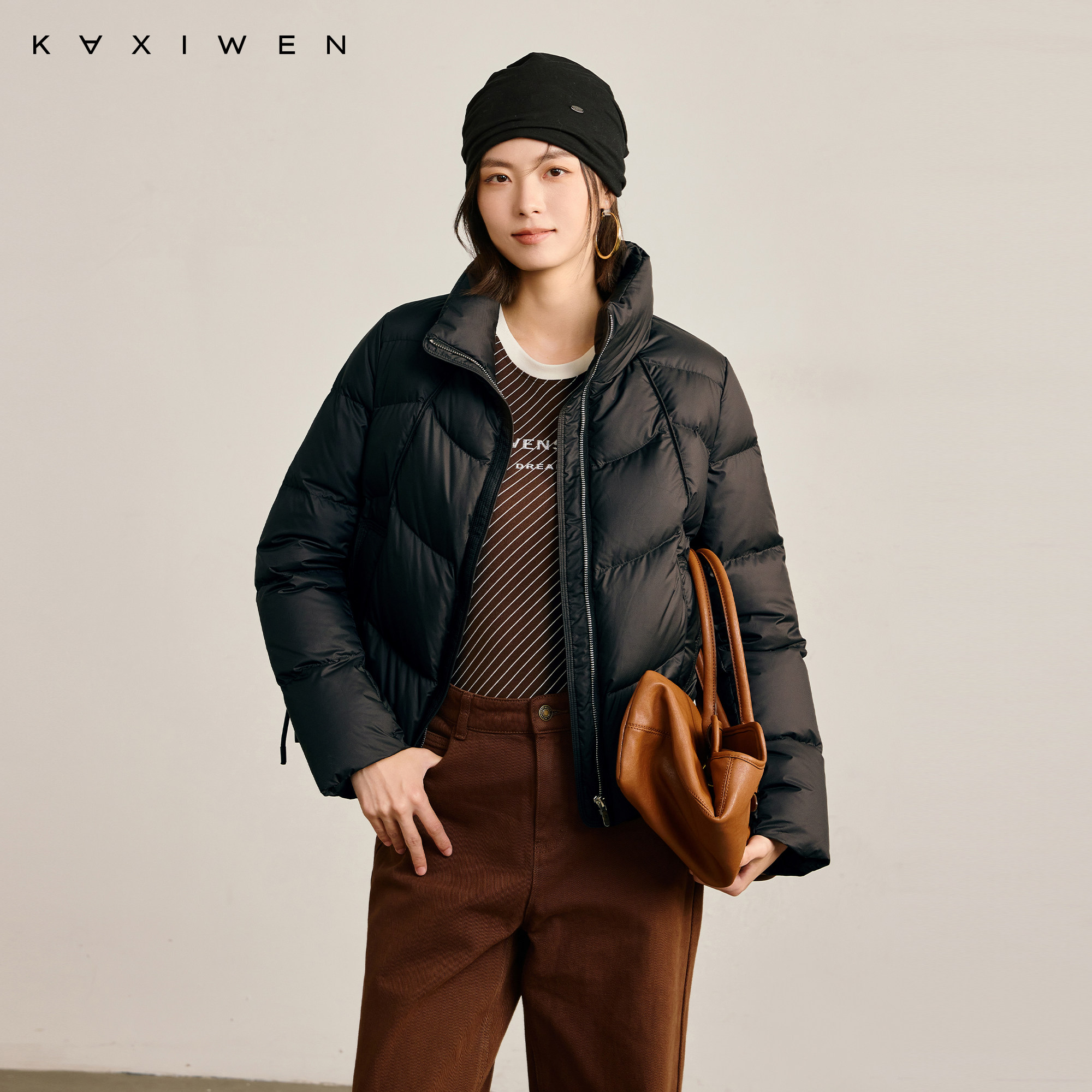 佧茜文云朵泡芙羽绒服2025冬季新款时尚蓬松软糯纯色显瘦外套女,淘宝优惠券,粉丝福利购,淘宝优惠卷