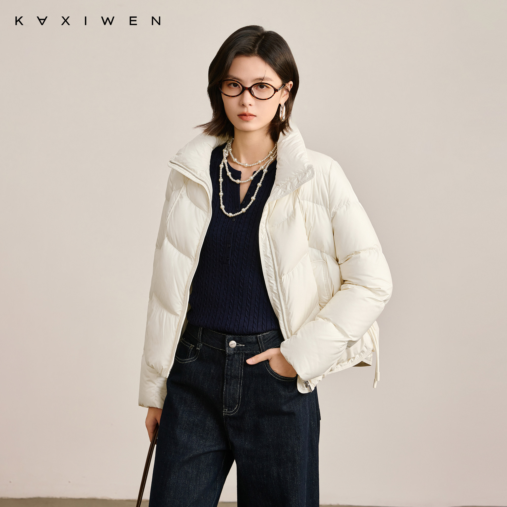 佧茜文云朵泡芙羽绒服2025冬季新款时尚蓬松软糯纯色显瘦外套女,淘宝优惠券,粉丝福利购,淘宝优惠卷