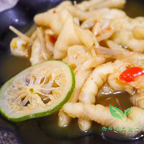 整箱醉逢食果香酸辣凤爪无骨柠檬鸡爪解冻即食凉拌菜休闲零食商用 - 图2
