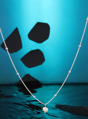 天然淡水珍珠吊坠夏日小项链配饰