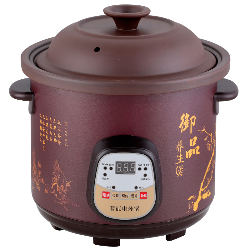 紫砂全自动陶瓷家用煲汤锅燕窝炖盅 诺崔特电器电炖/煮粥锅/文火炉