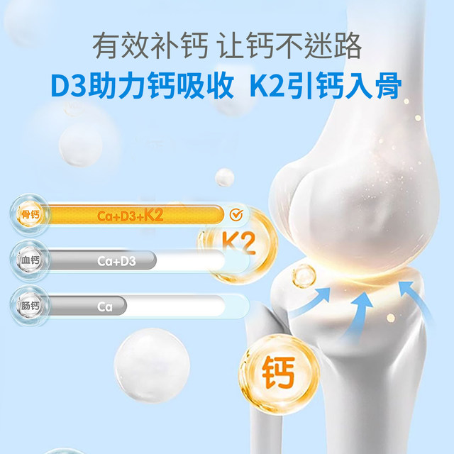 RVI ທາດການຊຽມເປັນເມັດ D3 ເສີມທາດການຊຽມເພື່ອເສີມສ້າງກະດູກ