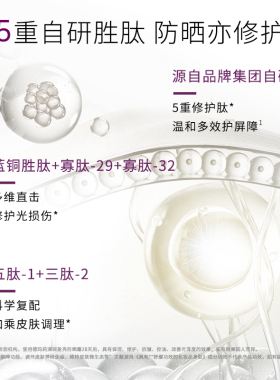 Dermaheal德玛莉清润盈亮防晒霜修护提亮控油隔离修颜SPF50+PA+++