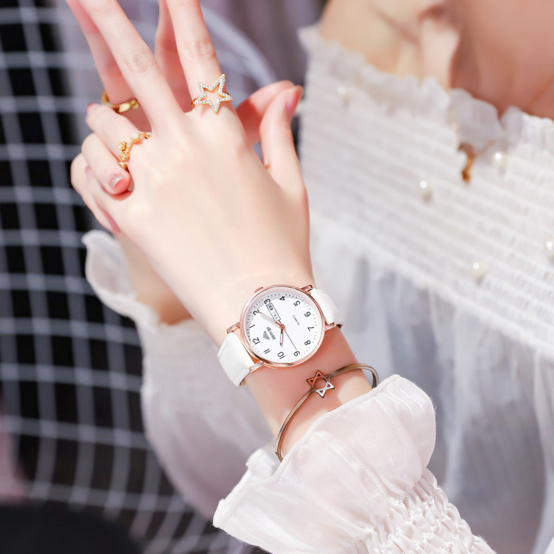 女小巧精致ins风2021年新款手表 鲍格国产腕表