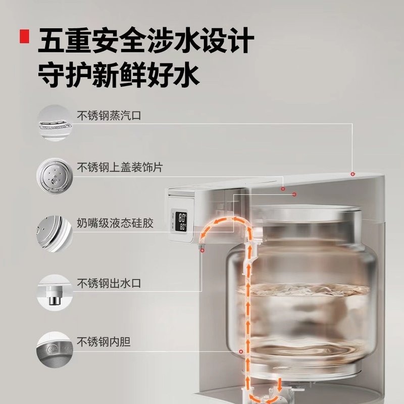 日本东芝恒温电热水壶不锈钢电热水瓶保温一体全自动大容量家用5L,淘宝优惠券,粉丝福利购,淘宝优惠卷