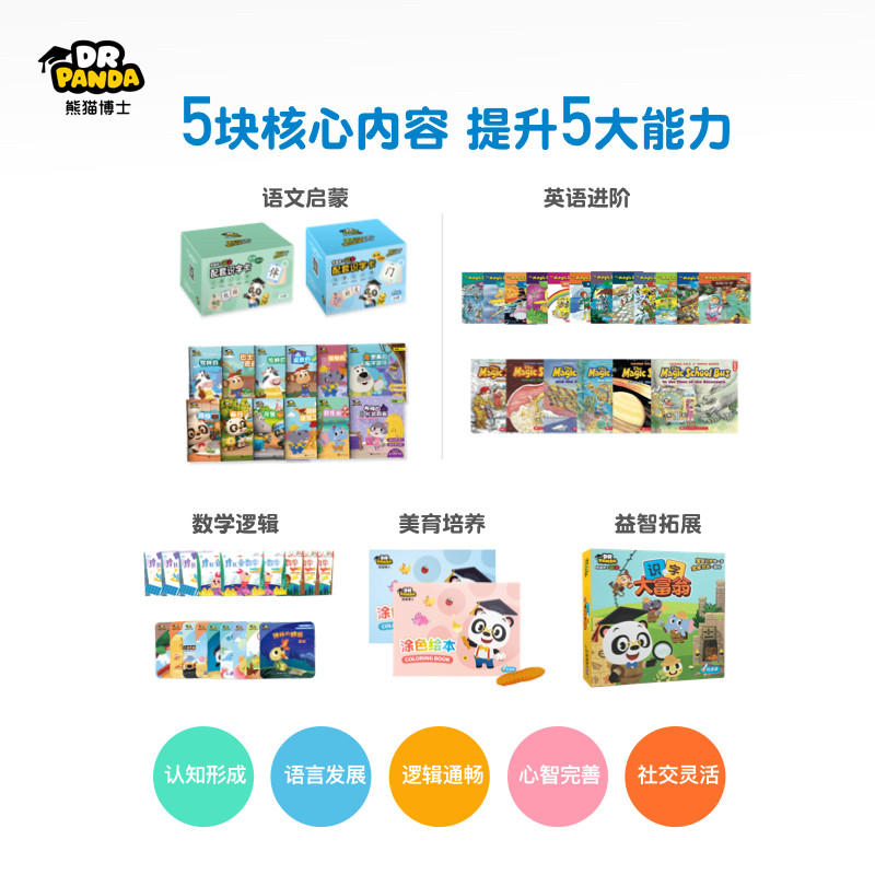 学而思raz可翻译abc time点读笔 熊猫博士早教机/点读学习