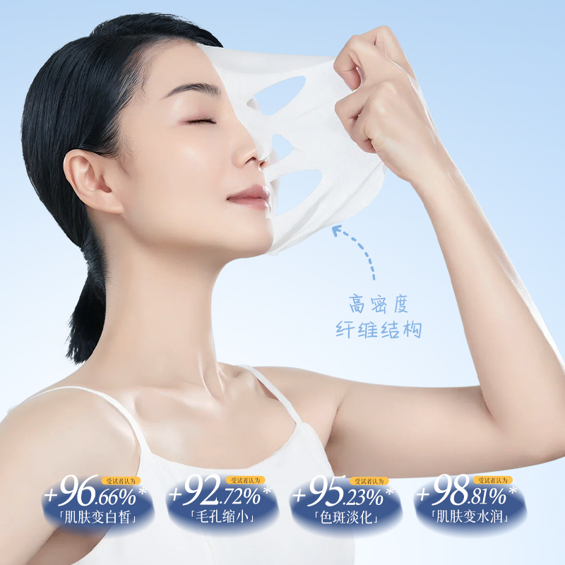 露丝年华377美白面膜贴片补水保湿祛斑提亮烟酰胺光果甘草护肤女