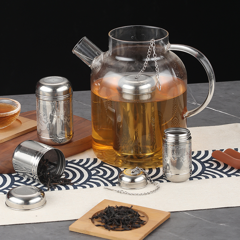 YHJ 不锈钢茶漏茶隔万能茶滤网保温杯茶叶过滤器茶水分离泡茶神器 - 图0