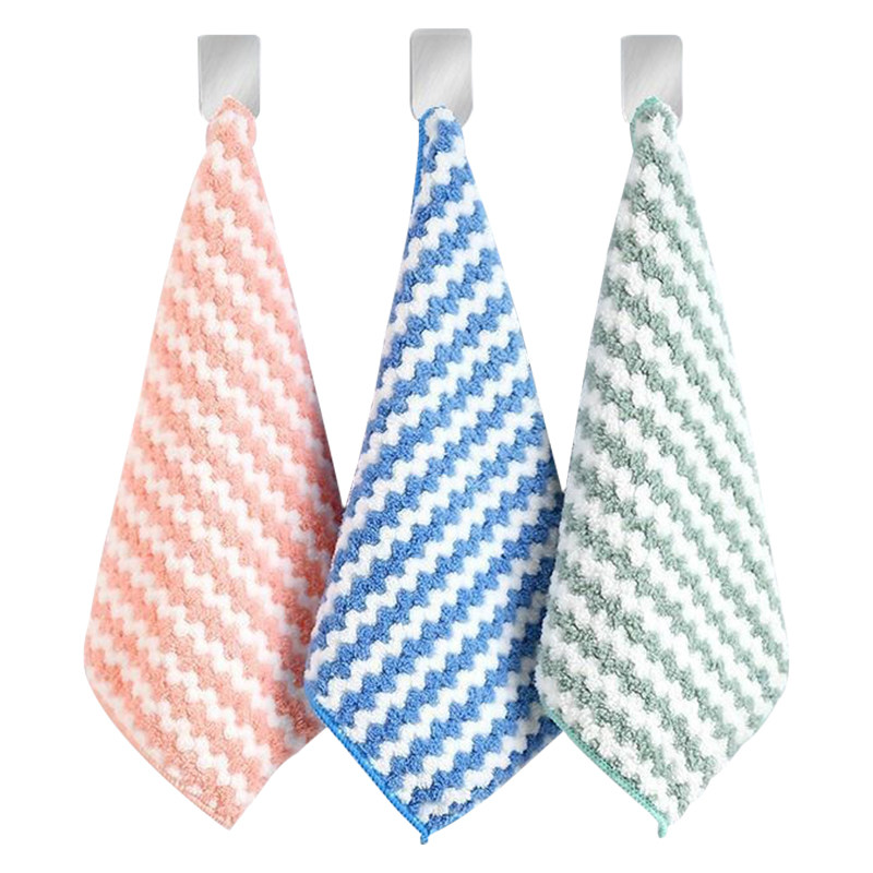 厨房抹布洗碗不沾油不掉毛干湿两用加厚珊瑚绒清洁毛巾擦桌易清洗,淘宝优惠券,粉丝福利购,淘宝优惠卷