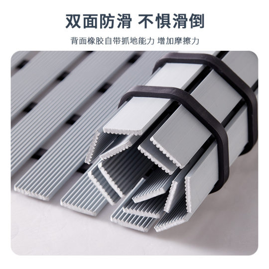 浴室家用防滑地垫淋浴间防滑脚垫洗澡垫冲凉房老人防摔吸附增高垫