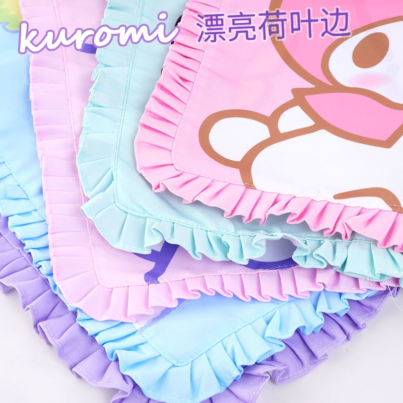 Kuromi cartoon pattern blouse anti-dirty