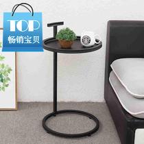 Side Table Tea Table S Layer Rack Shelve Iron Art Small Corner A Few Small Family Living Room Round Sofa Light Lavish Few Metal