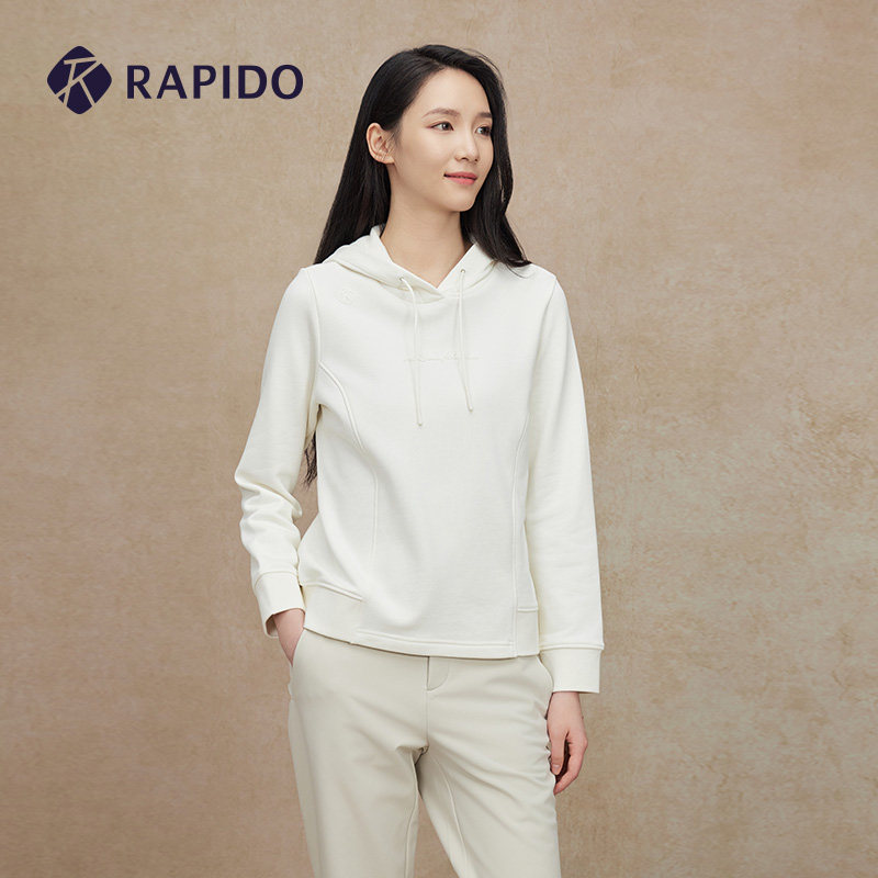 RAPIDO women's O series hooded sweatshirt