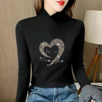 Duvet Jersey Undershirt Woman Autumn Winter 2023 New Nehitch Womens Dress Stand-up Collar Body Foreign Air And Double Face Mill Warm Jacket