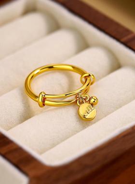 个性吊牌字母戒指时尚气质百搭