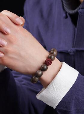 沉香十二生肖本命佛貔貅朱砂手串