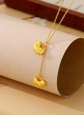 硕果累累流苏项链女2025新款轻奢