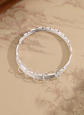 三线圈三生三世手环小众简约圆圈