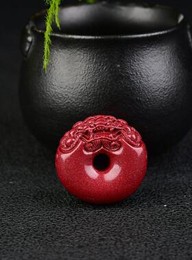 工厂直销朱砂貔貅平安扣紫金砂低