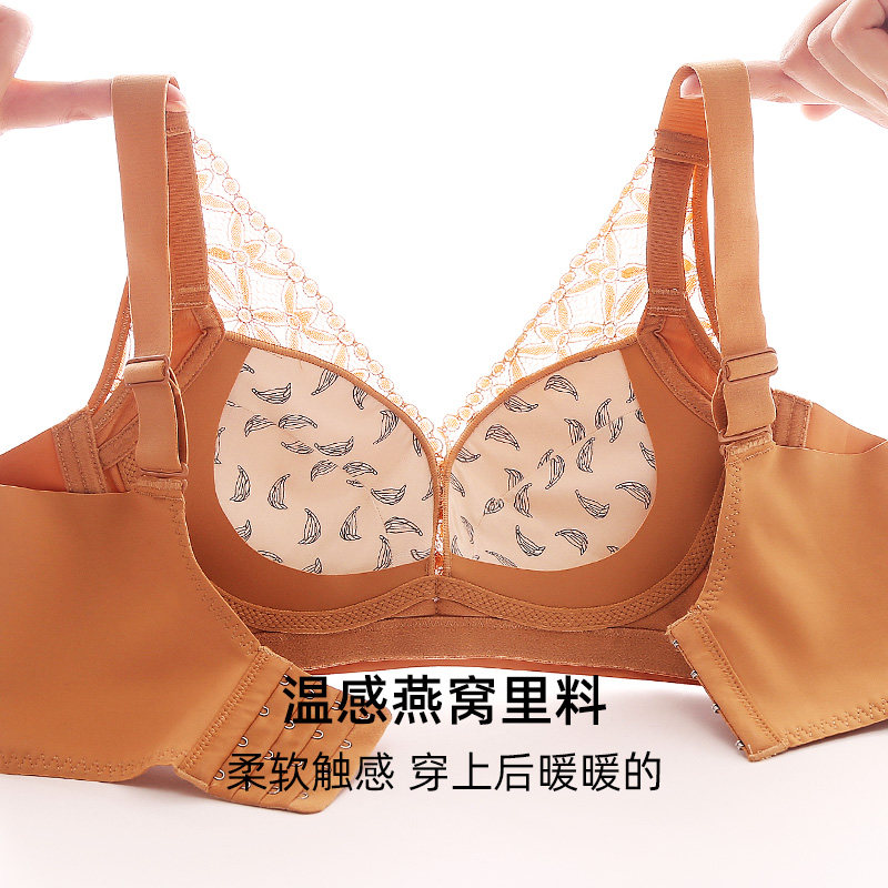 华婷露新品薄款大胸显小蕾丝文胸 华婷露文胸