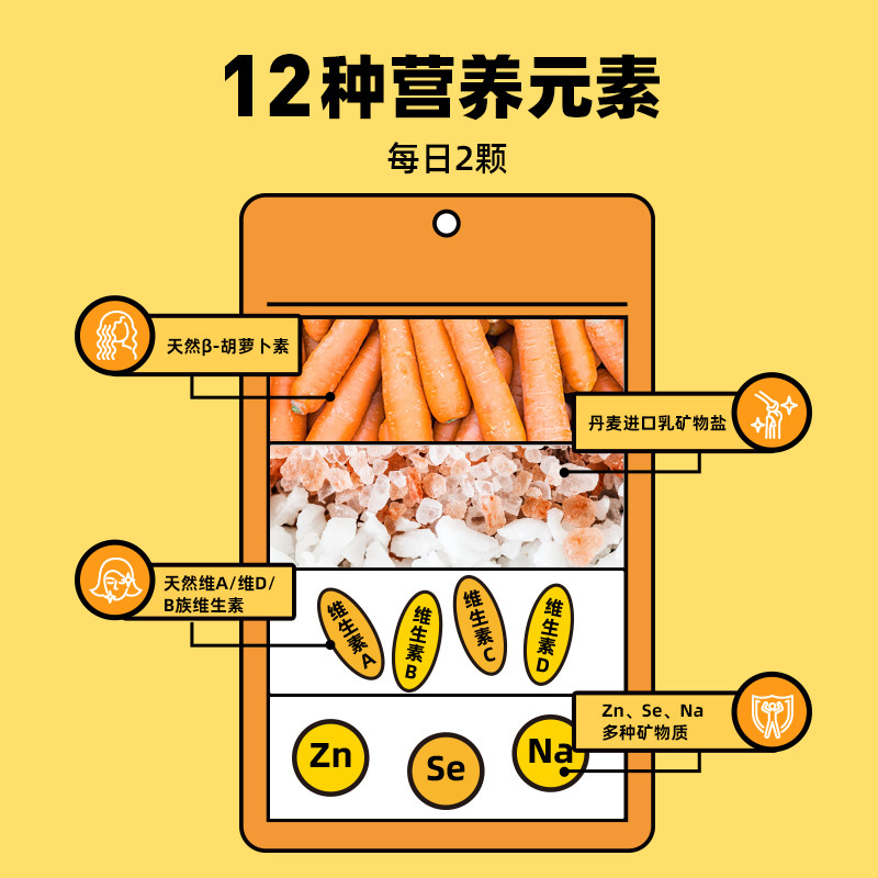 minayo美那有爆浆族片复合维生素b minayo维生素/复合维生素