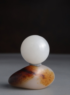 单珠散珠手串新疆和田玉羊脂玉