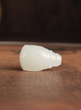 籽料三通散珠新疆和田玉羊脂白玉