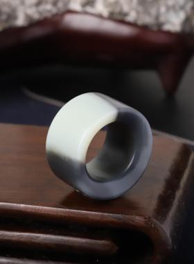 新疆和田玉籽料扳指男款戒指