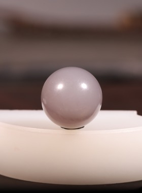 新疆和田玉籽料老型珠圆珠单珠