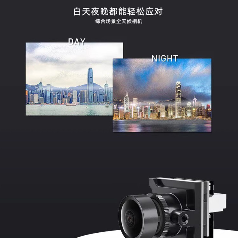 CADDX蜗牛小平头哥2代 NANO Ratel星光级FPV穿越机竞速夜视摄像头 - 图0