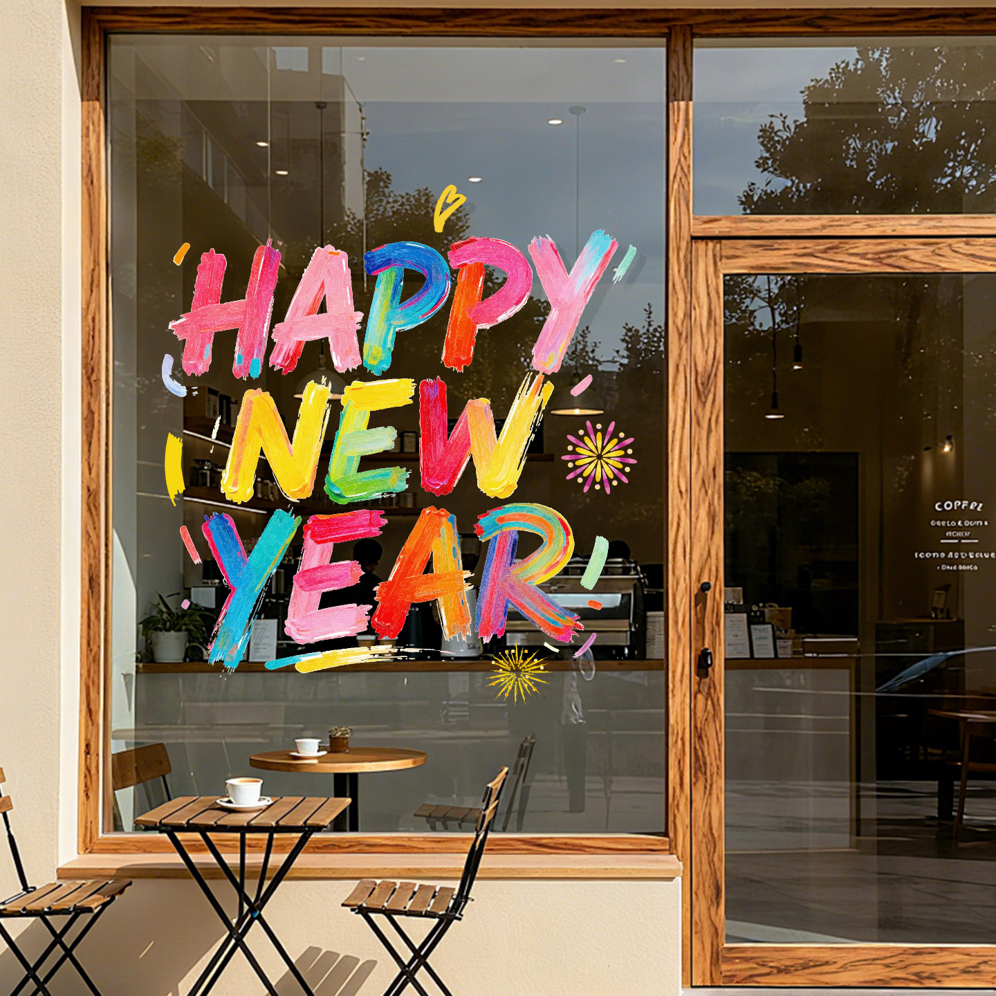 2026新年装饰元旦春节店铺橱窗飘窗静电贴马年大吉玻璃窗花贴画纸,淘宝优惠券,粉丝福利购,淘宝优惠卷