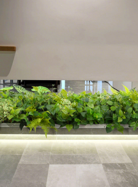 野花仿真假绿植装饰玄关过道花草