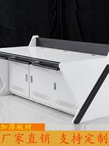 Monitoring operation table Fujian stainless steel control dispatch center baking lacquer duplex triplex five-league console