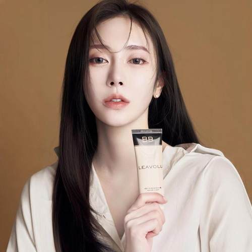 正品LEAVOLU时仁水光BB霜遮瑕保湿持久控油不脱妆粉底液欧尼同款 - 图1