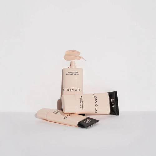 正品LEAVOLU时仁水光BB霜遮瑕保湿持久控油不脱妆粉底液欧尼同款 - 图2