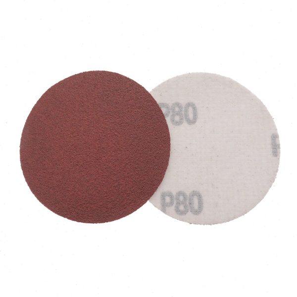 3寸75mm红砂纸圆盘背绒红砂木工金属打磨片红砂皮抛光砂纸100片装,淘宝优惠券,粉丝福利购,淘宝优惠卷