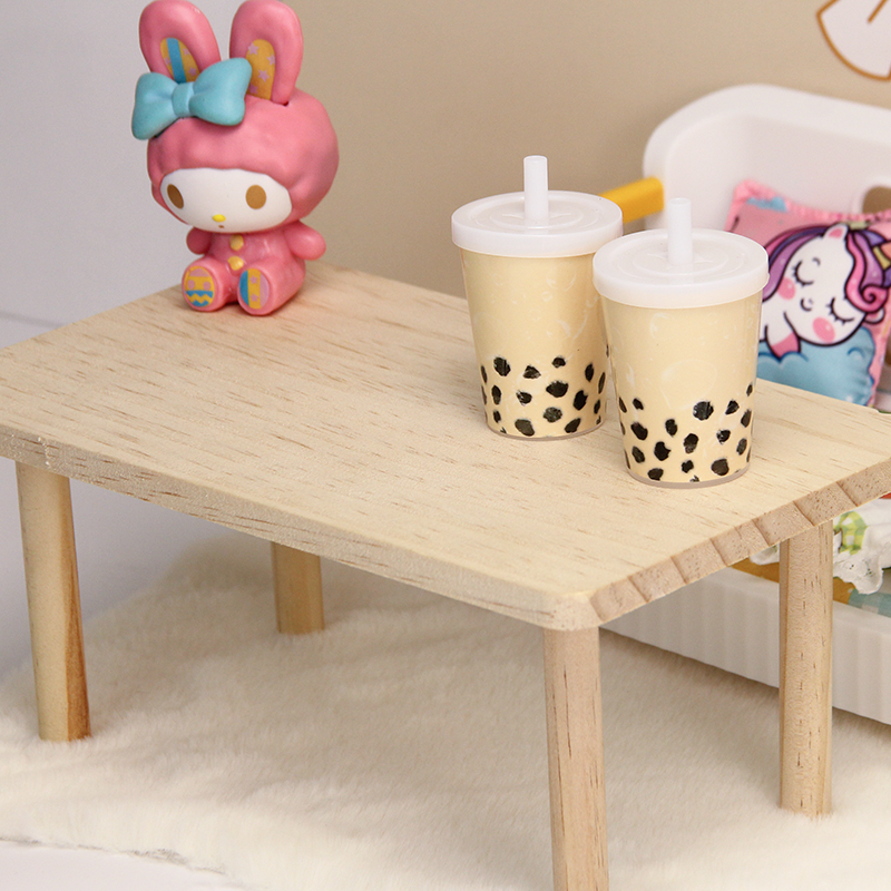 棉花娃娃家具桌子娃屋书桌bjd莉娜熊通用微缩场景拍道具桌超便宜,淘宝优惠券,粉丝福利购,淘宝优惠卷