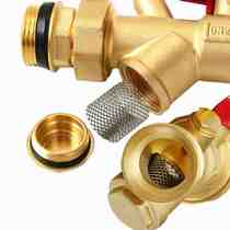 New Ground Heating Valve Straight PPR32 Filter Ball Valve Geothermal Ground Warm Water Distributor Ball Valve Total Valve Sleeve Valve