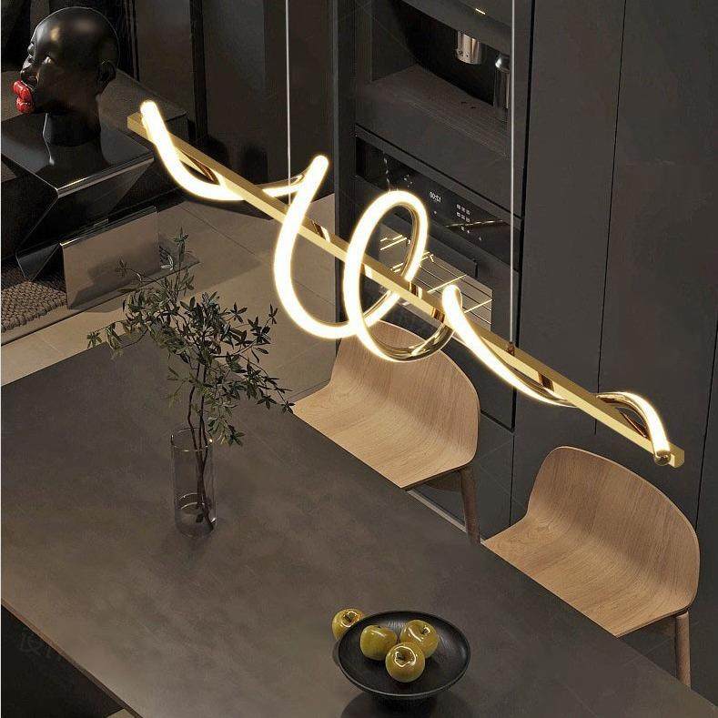 护眼餐厅吊灯简约现代设计师轻奢创意北欧几何极简长条饭厅吧台灯,淘宝优惠券,粉丝福利购,淘宝优惠卷