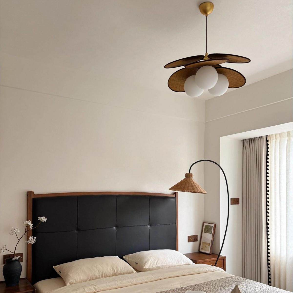 法式中古风餐厅吊灯复古卧室书房吧台饭厅藤编魔豆灯日式民宿灯,淘宝优惠券,粉丝福利购,淘宝优惠卷