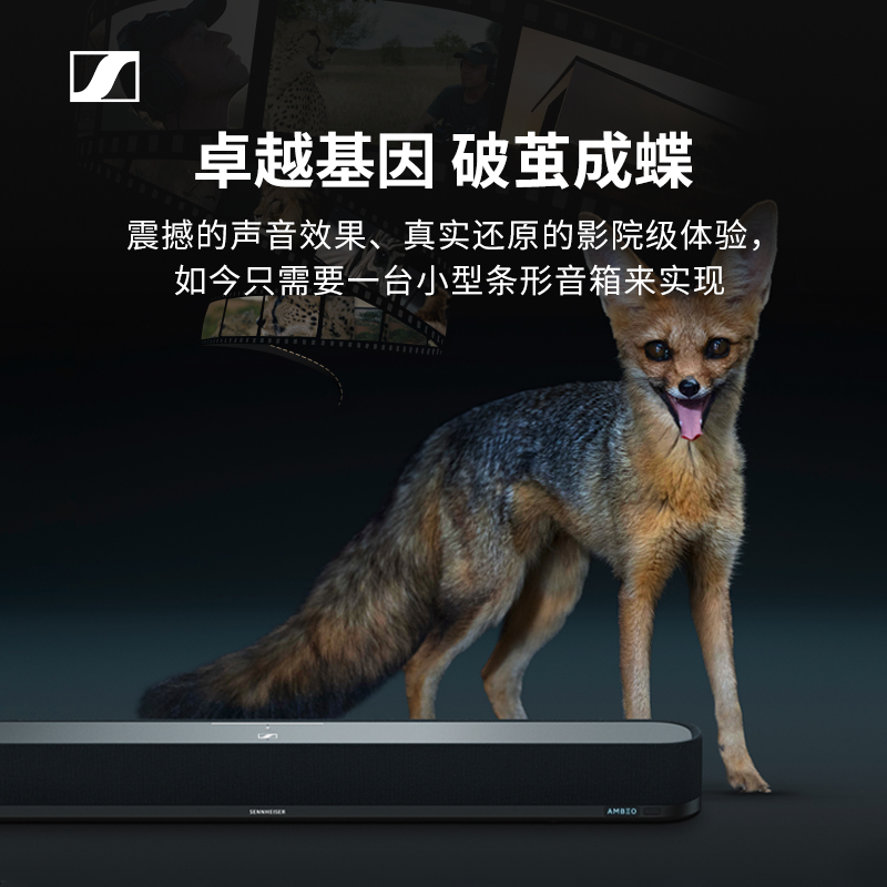 2023新品 森海塞尔AMBEO Soundbar Mini回音壁音箱一体式家庭影院 - 图0