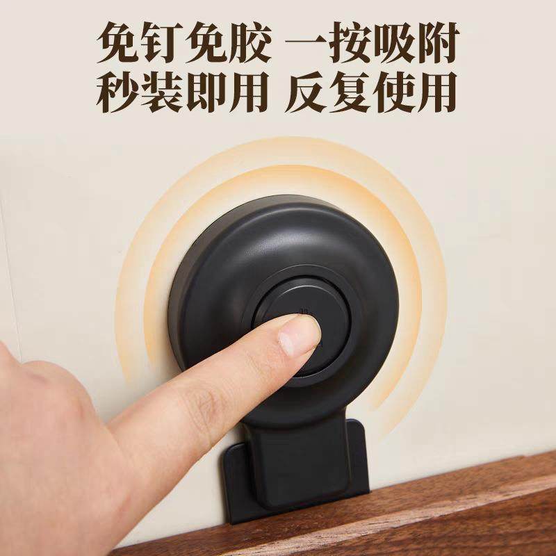 吸盘胡桃木卫生间纸巾盒免打孔马桶旁擦手纸收纳置物架厕所卷纸篓,淘宝优惠券,粉丝福利购,淘宝优惠卷