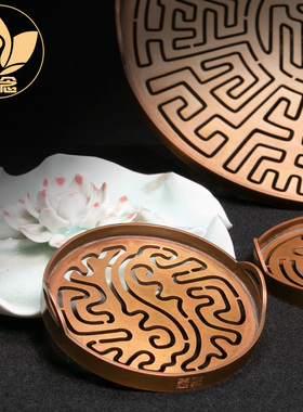 谦益铜炉名家作品手工制作