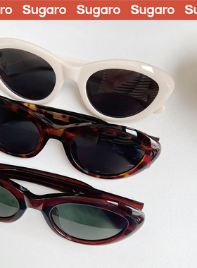 猫眼偏光太阳镜女UV400可配度数