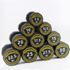 Decagonal fixed dumbbell with pure steel inner core formed in one piece