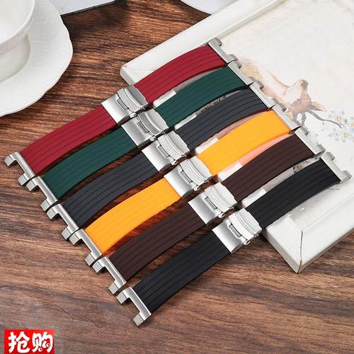 适配卡西欧GfST-B100手表带硅胶男钢铁之心W300/400G改装凹口橡胶 - 图0