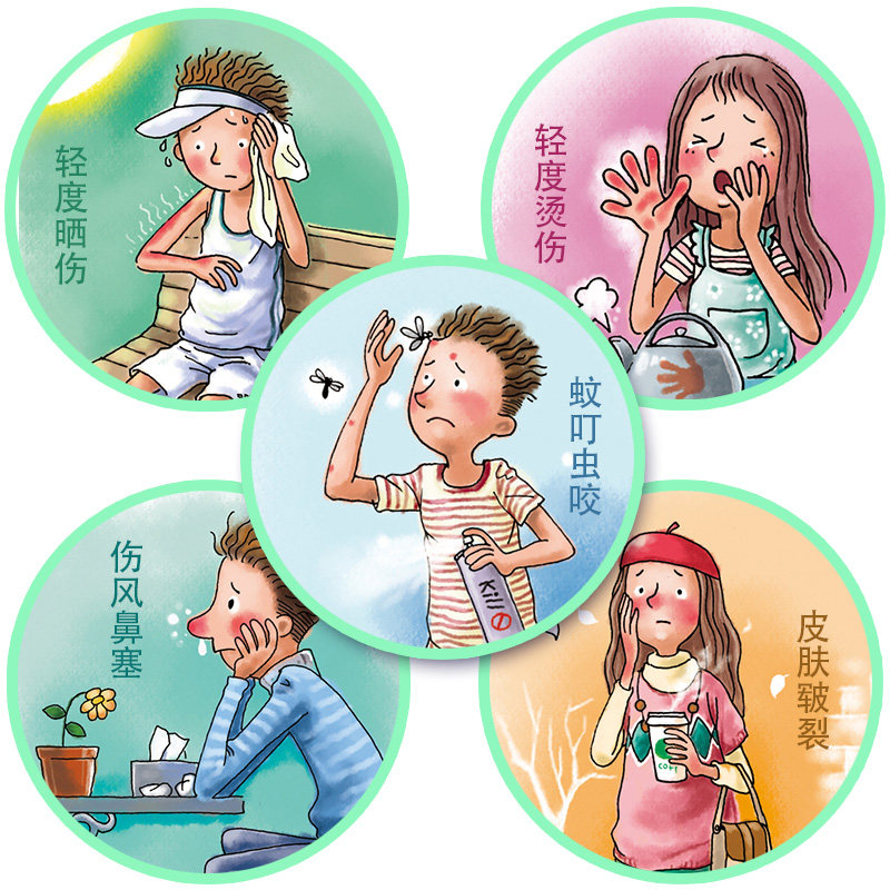 【5瓶】曼秀雷敦软膏皮肤干燥薄荷膏 乐敦药品抗菌消炎