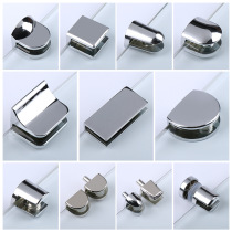 Glass clip zinc alloy fixed laminate glass card holder lengthened 4-6mm clip 5 gold accessories manufacturer direct