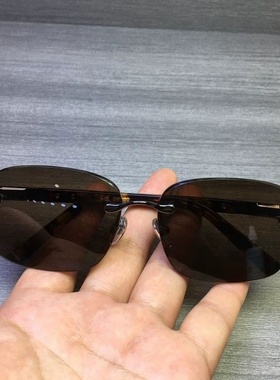 纯天然水晶眼镜水晶石眼镜深茶色石头镜 清凉润泽养眼护目