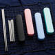 Chopsticks telescopic chopsticks portable detachable boxed stainless steel